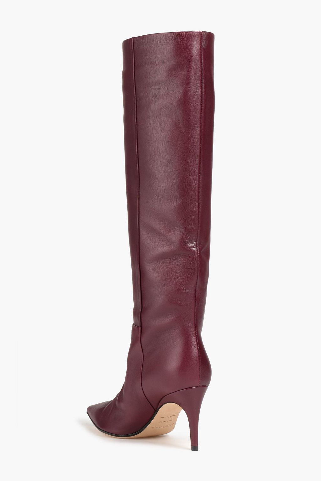 SERGIO ROSSI Leather knee boots