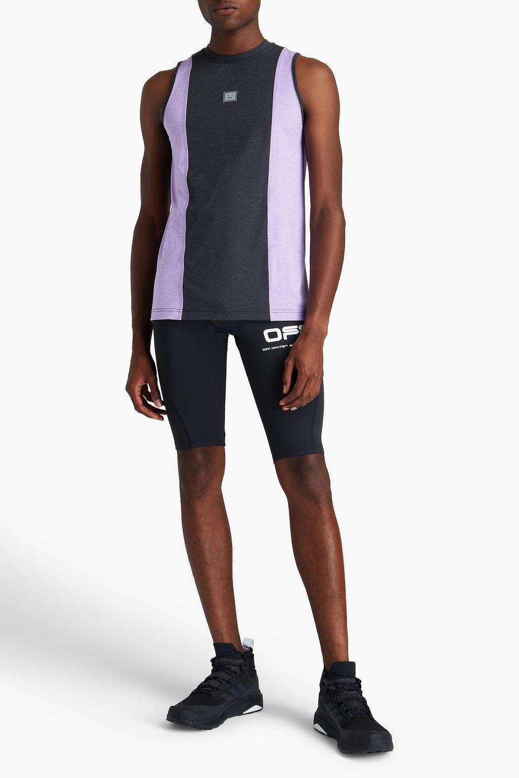 OFF-WHITE™ Logo-print stretch shorts
