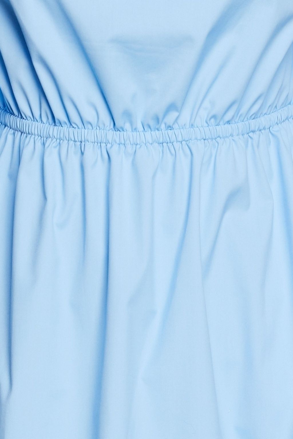 JASON WU Off-the-shoulder ruffled cotton-blend poplin dress