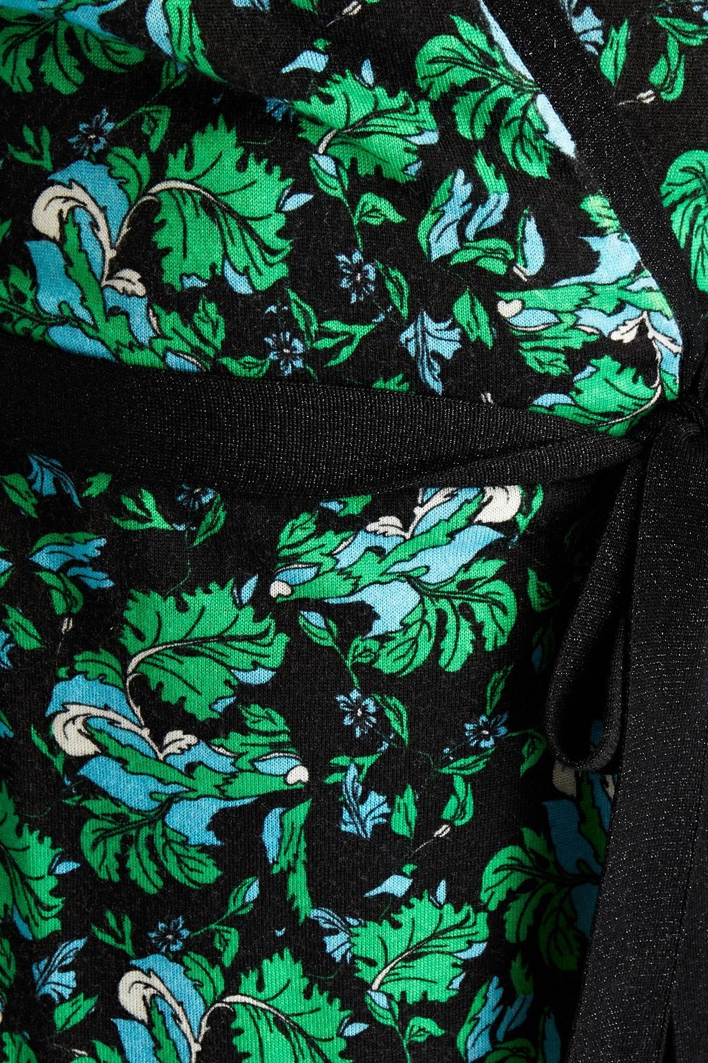 DIANE VON FURSTENBERG Luella floral-print merino wool wrap dress