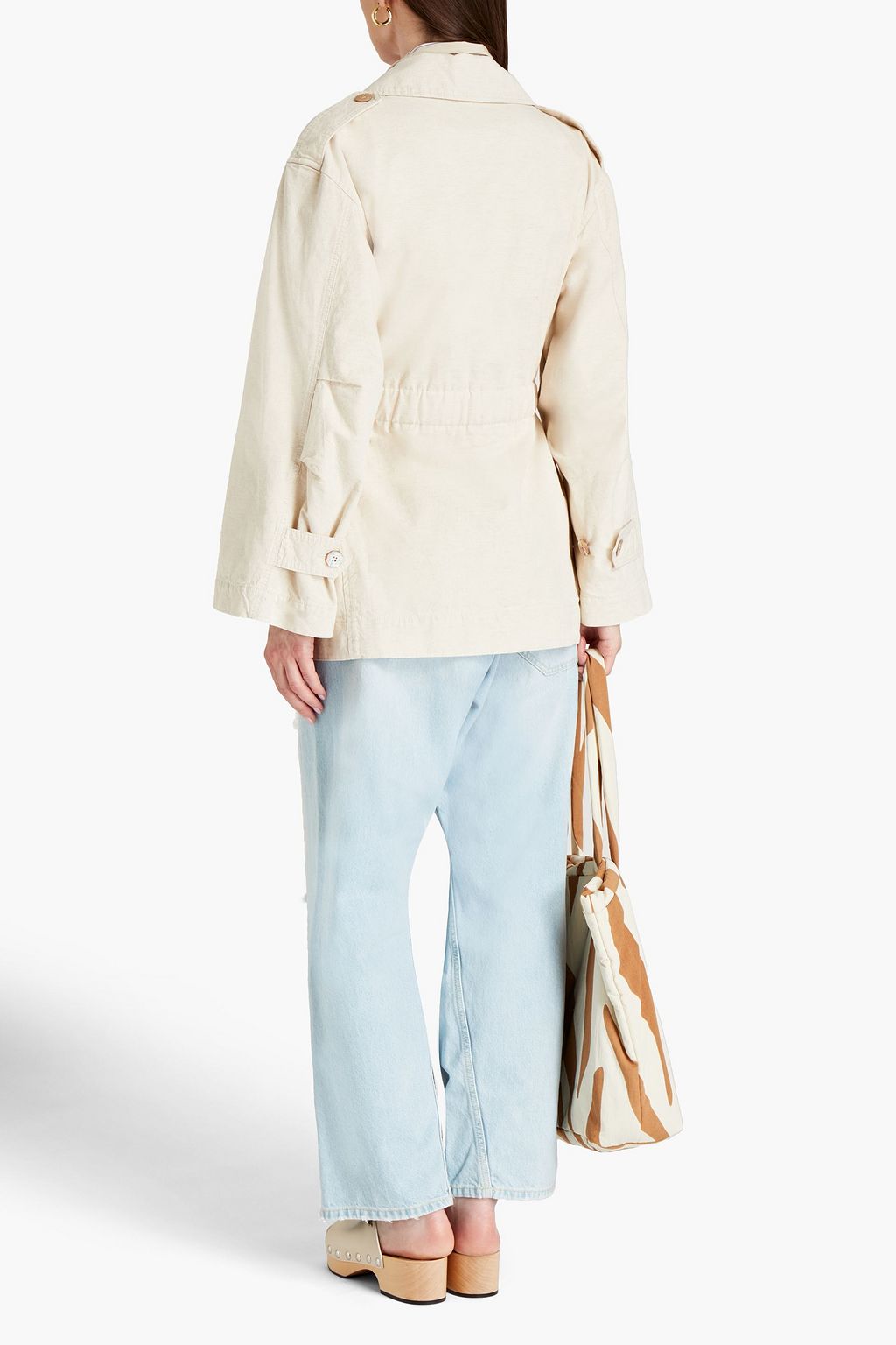 ACNE STUDIOS Cotton and linen-blend canvas jacket