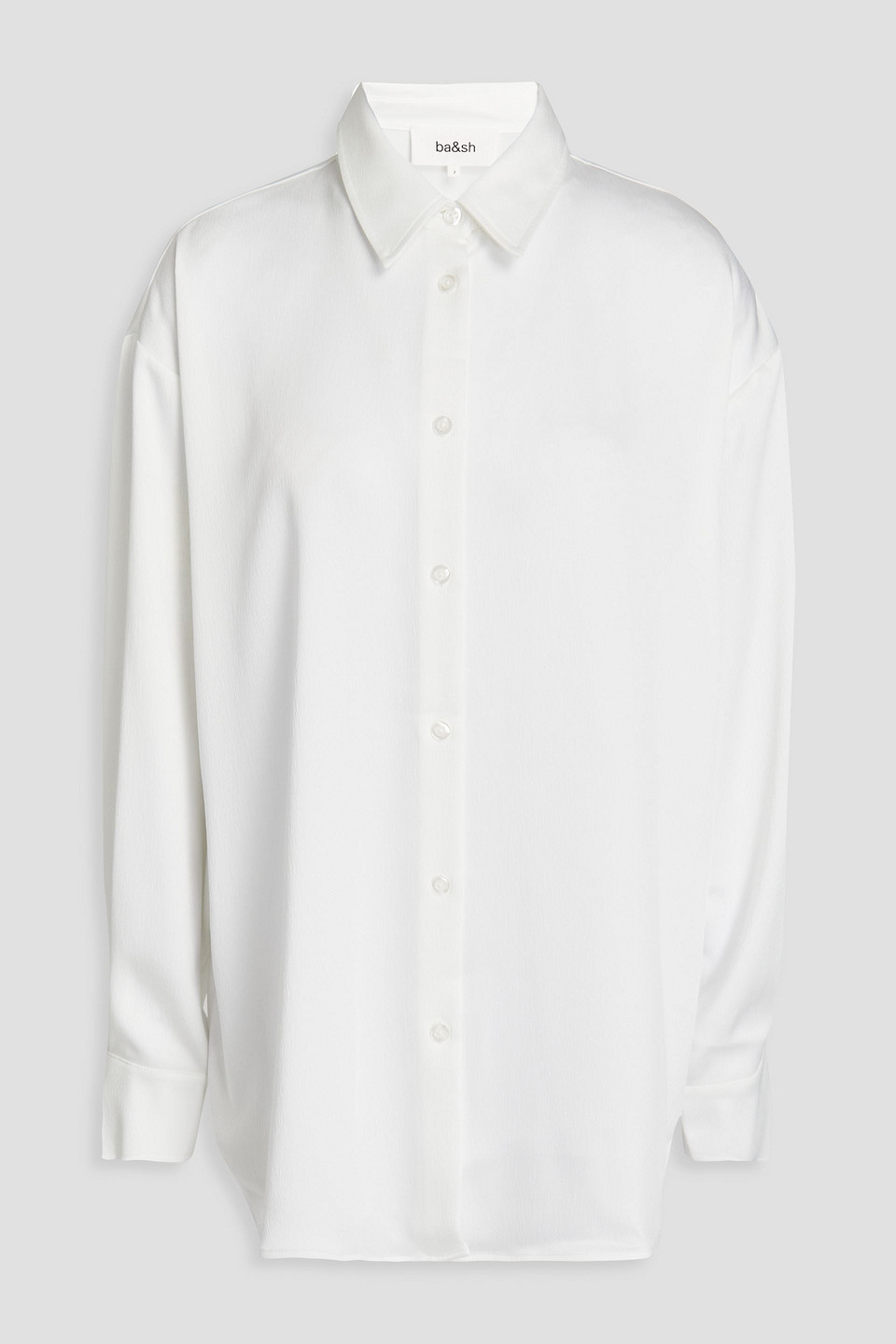Ba&sh - Satin-crepe shirt - White - 3