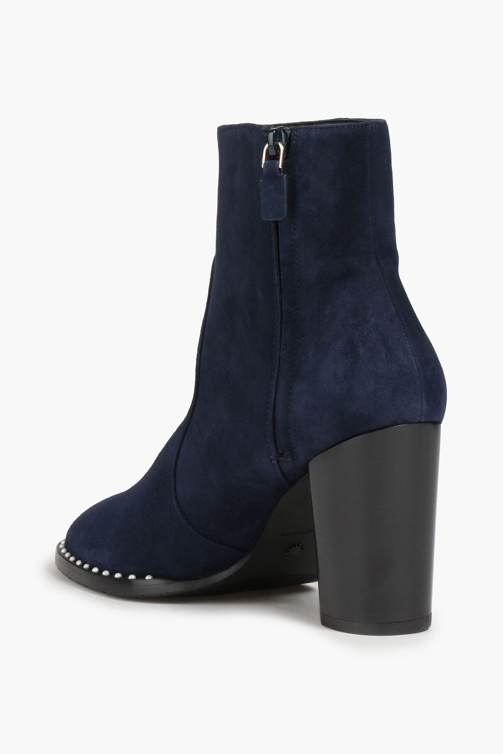 STUART WEITZMAN Kailee 장식 디테일 스웨이드 앵클 부츠