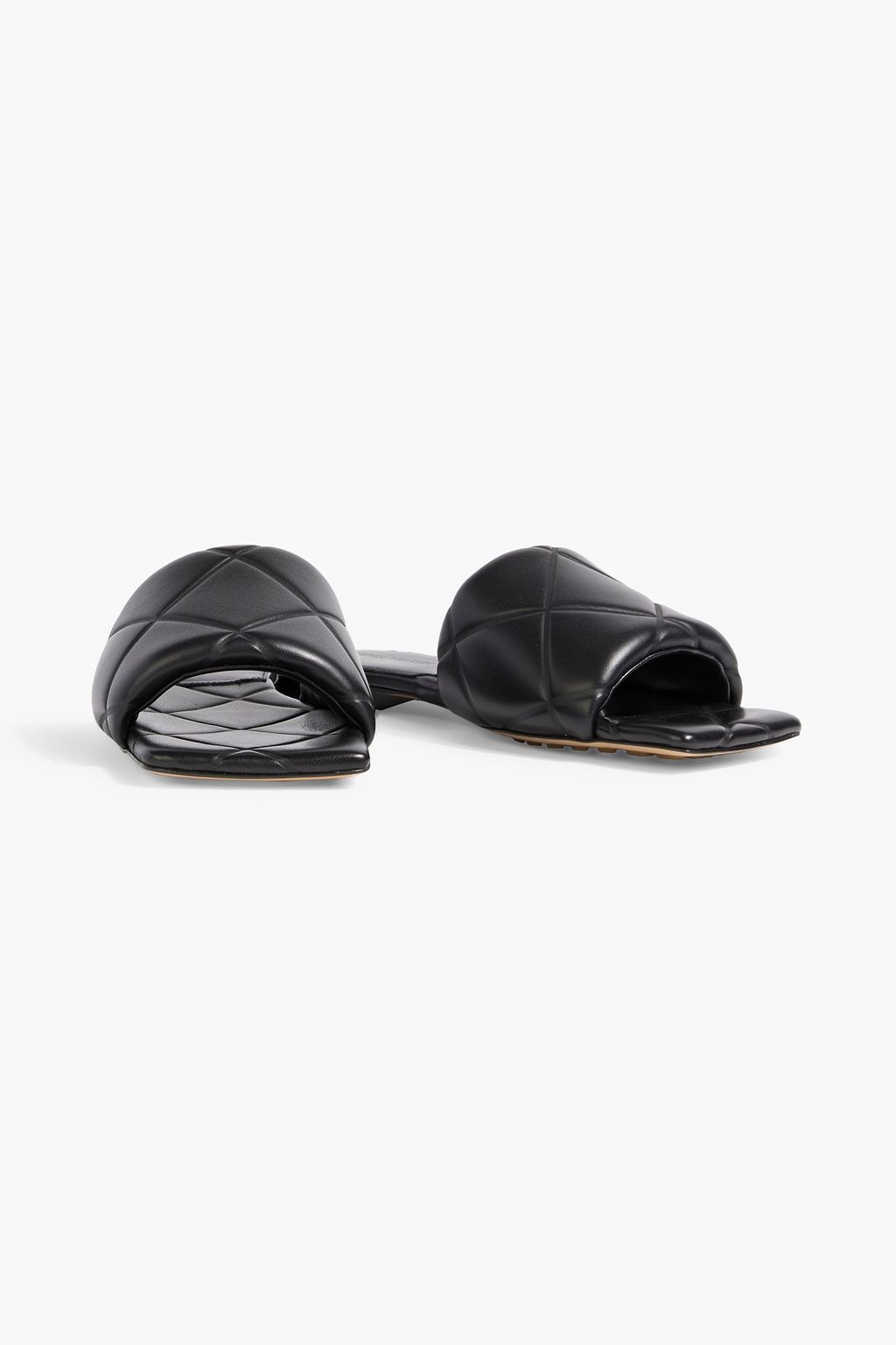 BOTTEGA VENETA Quilted leather slides