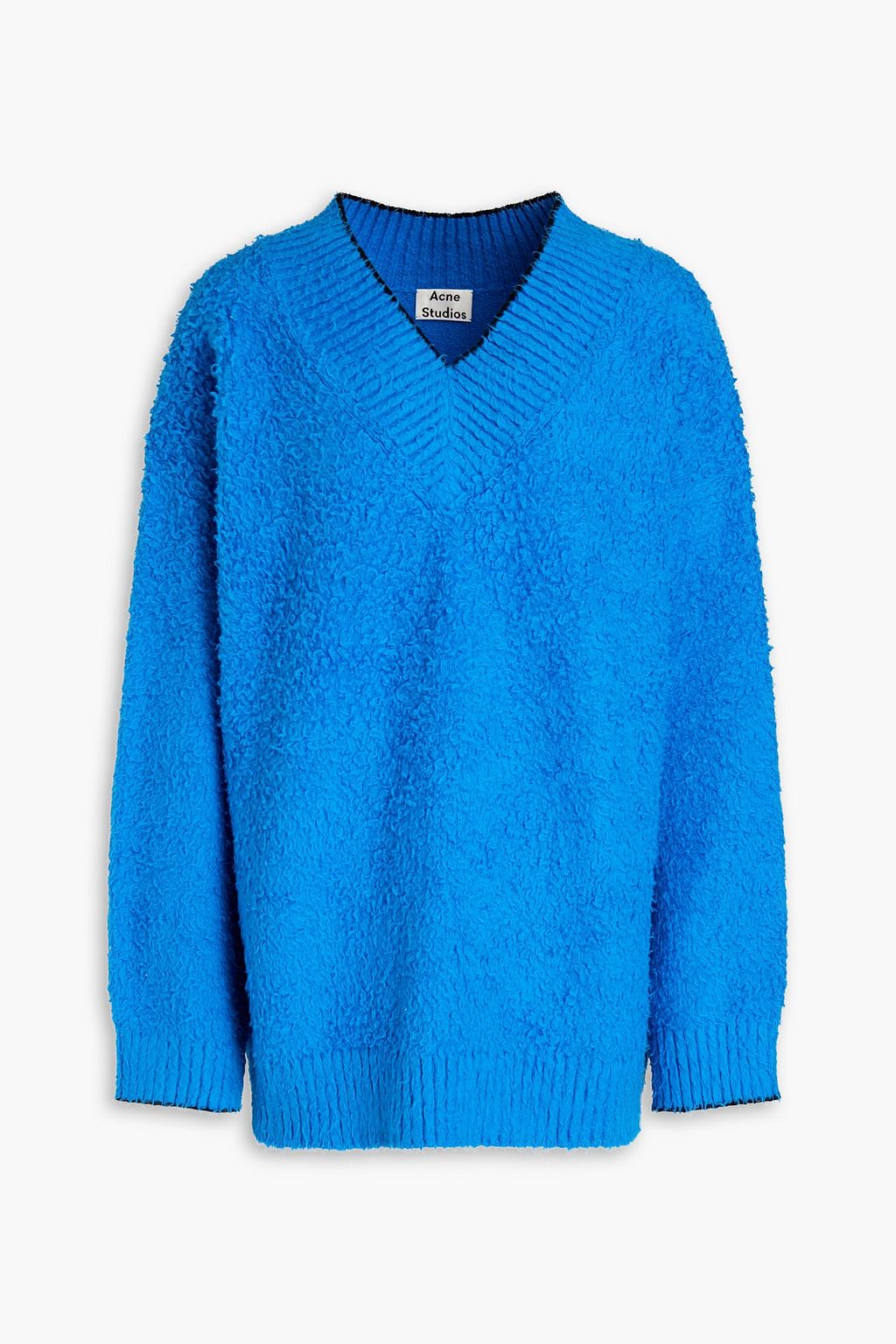 ACNE STUDIOS Oversized bouclé-knit cotton-blend sweater