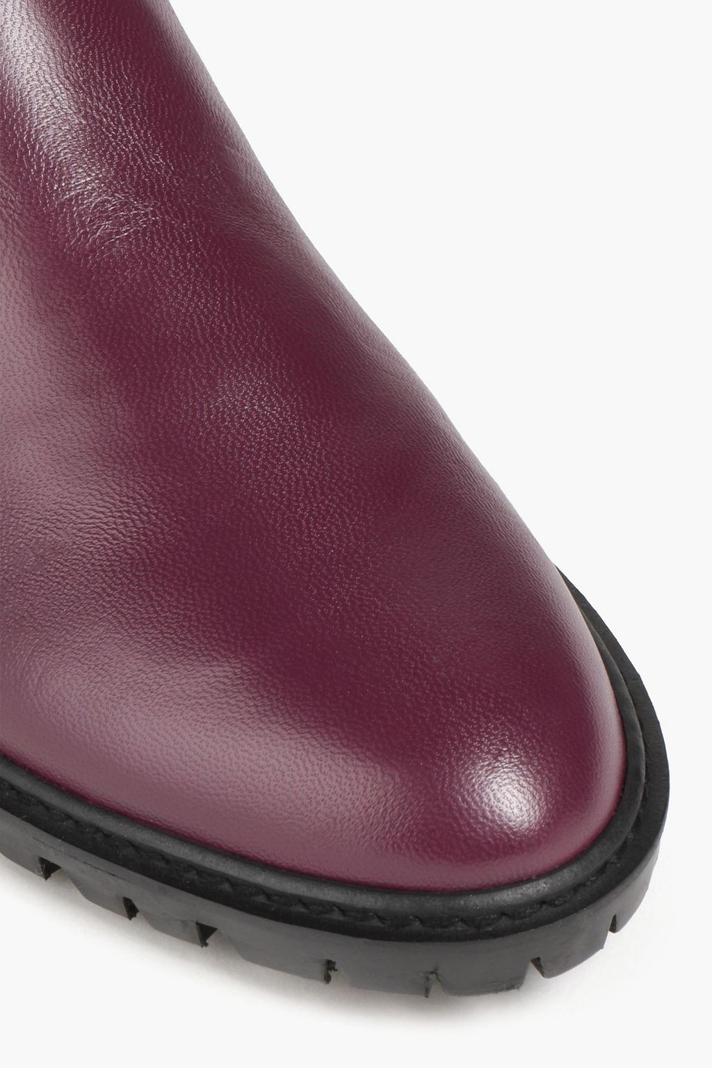 STUART WEITZMAN City Overknees aus Leder und Neopren