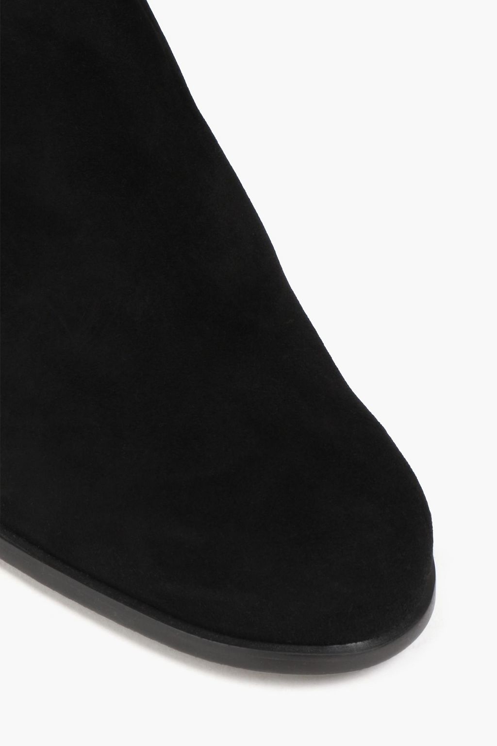 STUART WEITZMAN City microstretch and suede over-the-knee boots