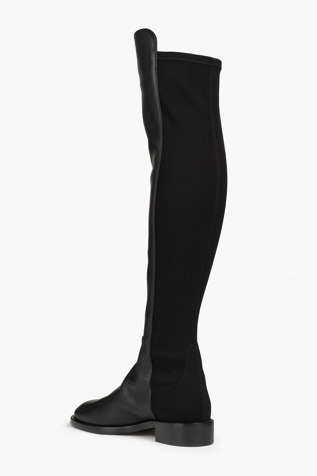 STUART WEITZMAN Keelan microstretch and leather over-the-knee boots