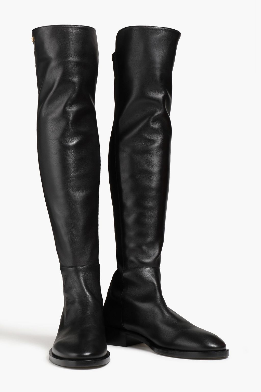 STUART WEITZMAN Keelan microstretch and leather over-the-knee boots