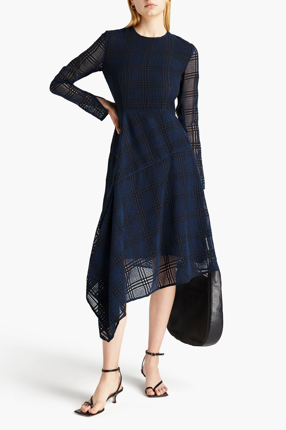 by malene birger blue dress paine dress main image 1