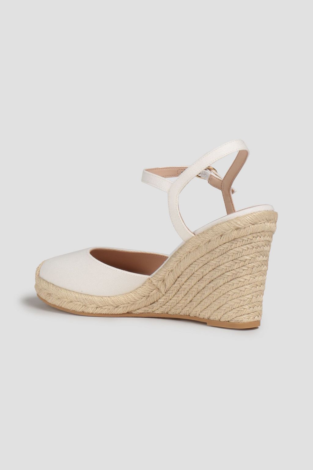 STUART WEITZMAN Mykonos canvas wedge espadrilles