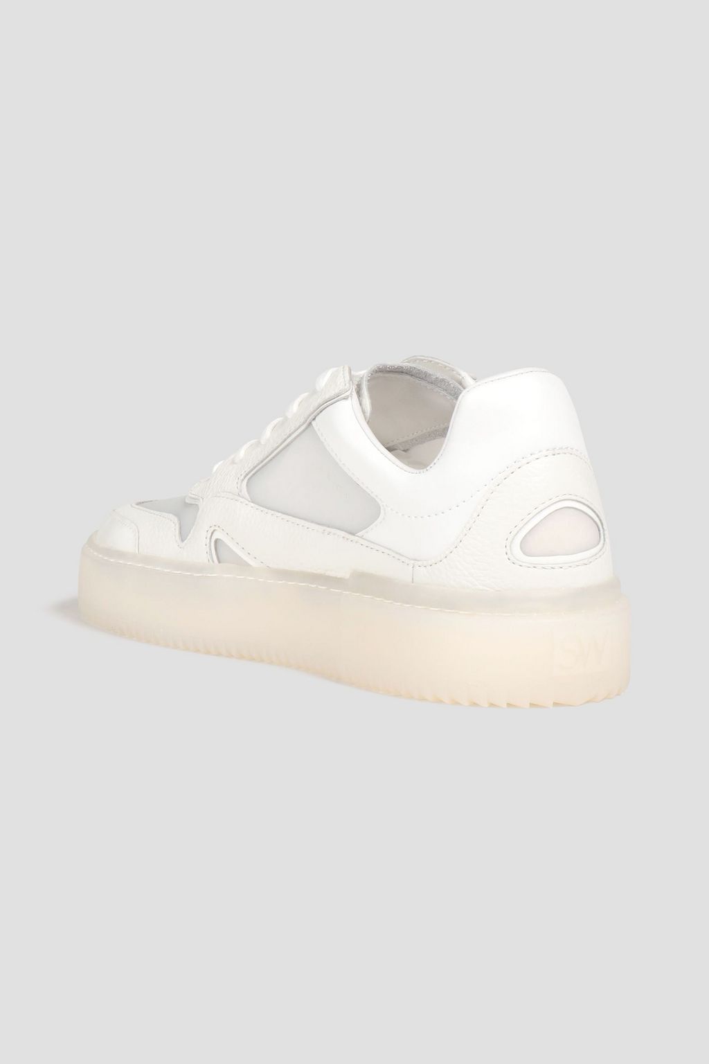 STUART WEITZMAN Ryan Sneakers aus strukturiertem Leder mit PVC-Einsätzen