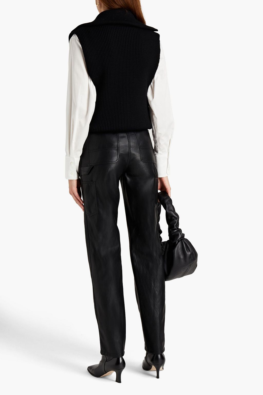 LVIR Faux leather tapered pants