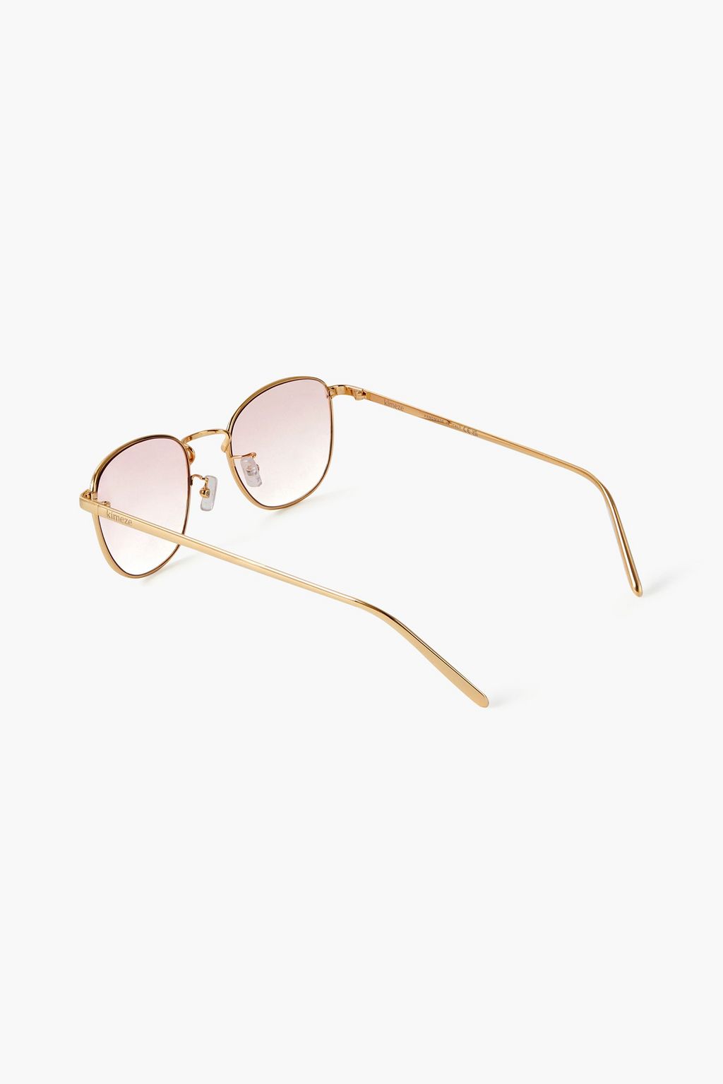 KIMEZE Akin D-frame gold-tone sunglasses