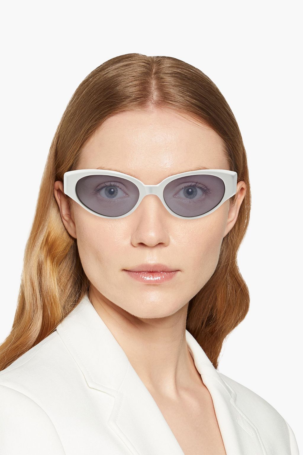 KIMEZE Gabriel oval-frame acetate sunglasses