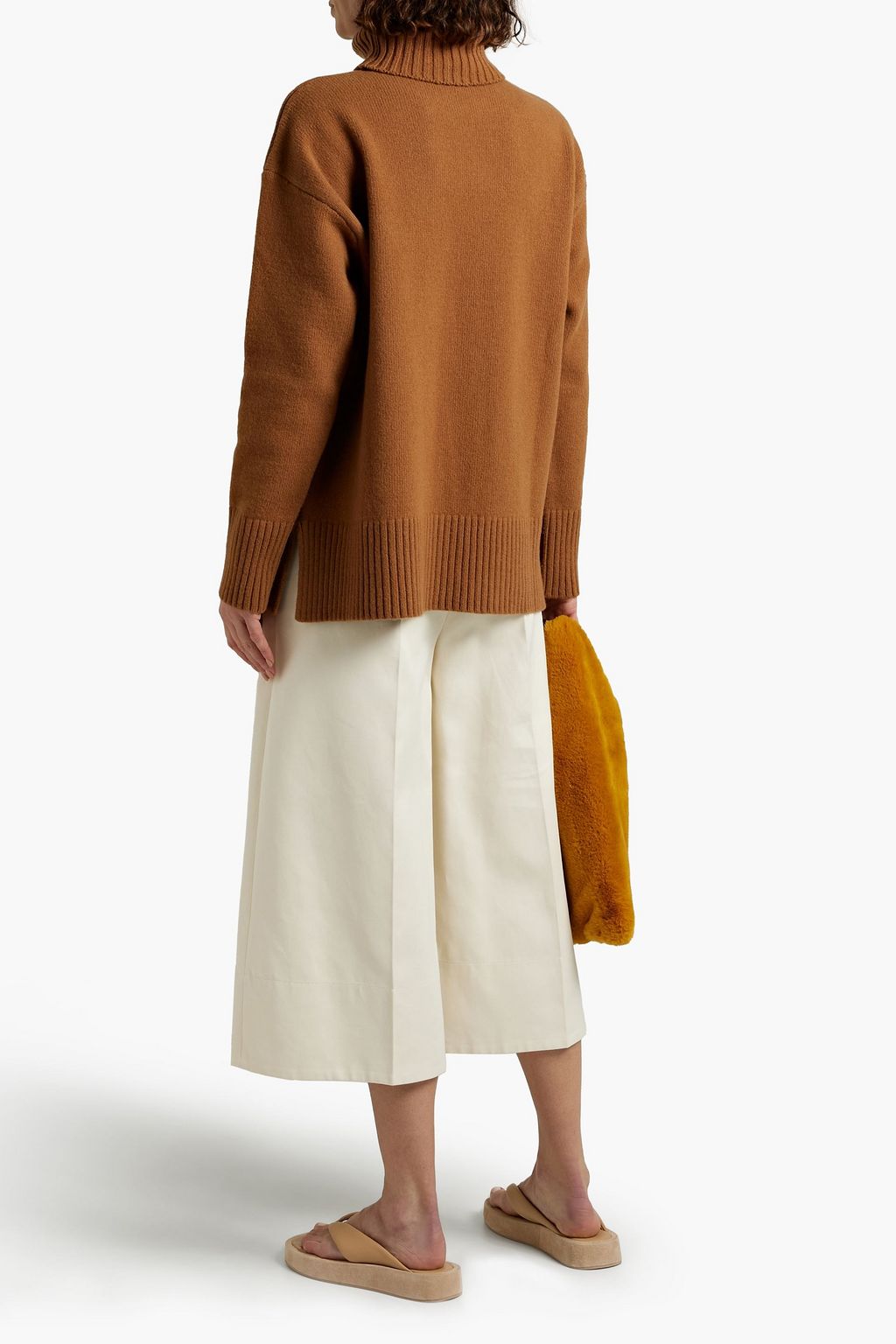 SUNSPEL Relaxed Roll Neck wool and cashmere-blend turtleneck sweater