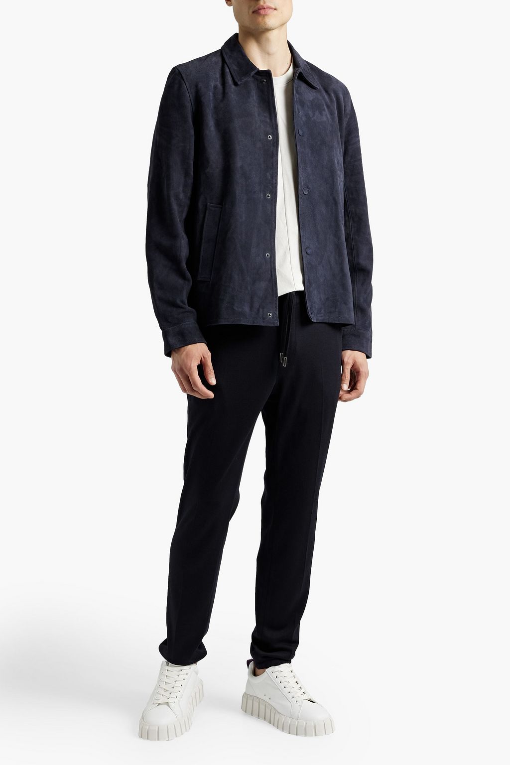 OFFICINE GÉNÉRALE Coach suede jacket
