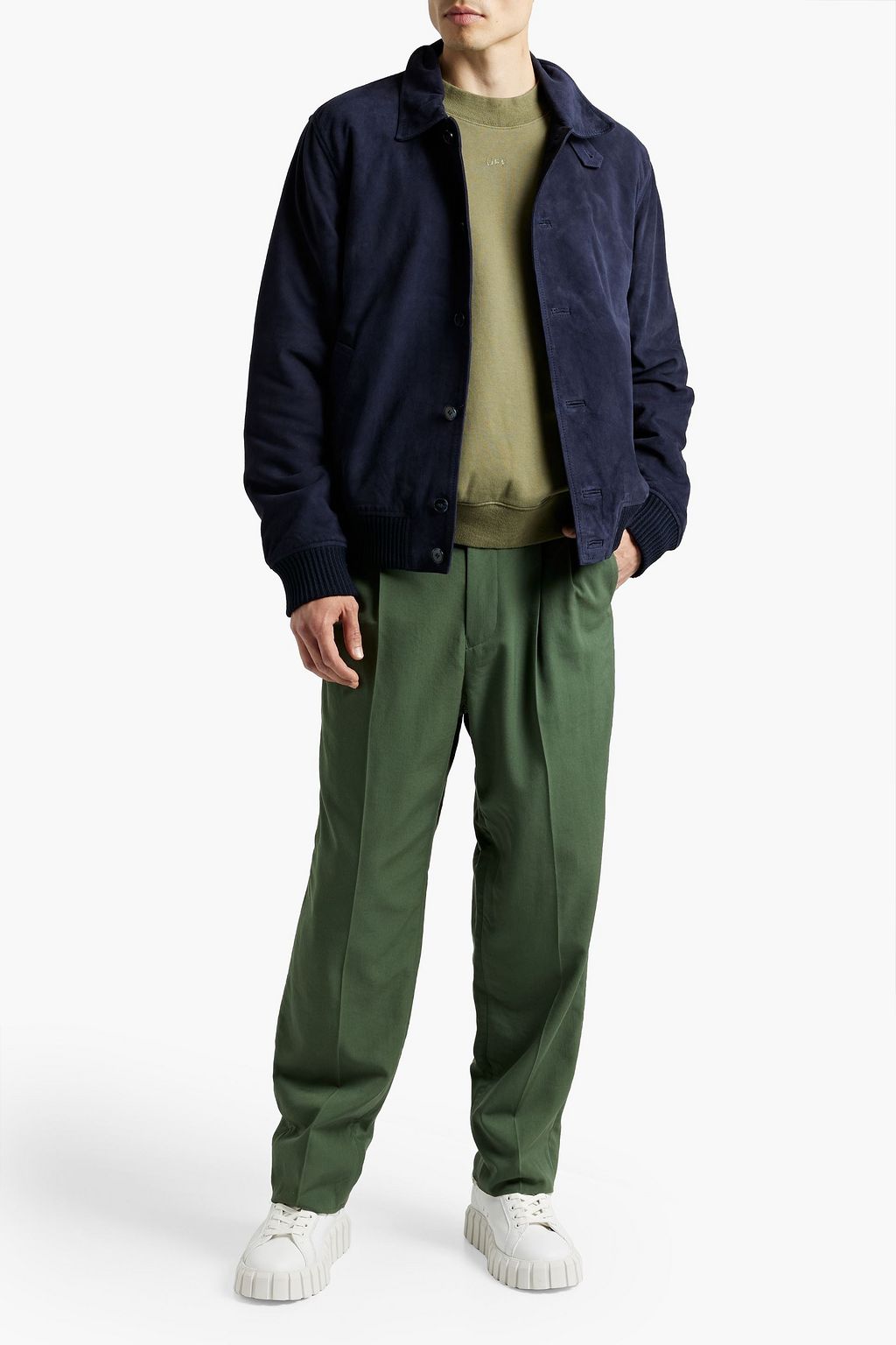 OFFICINE GÉNÉRALE Valentin suede jacket