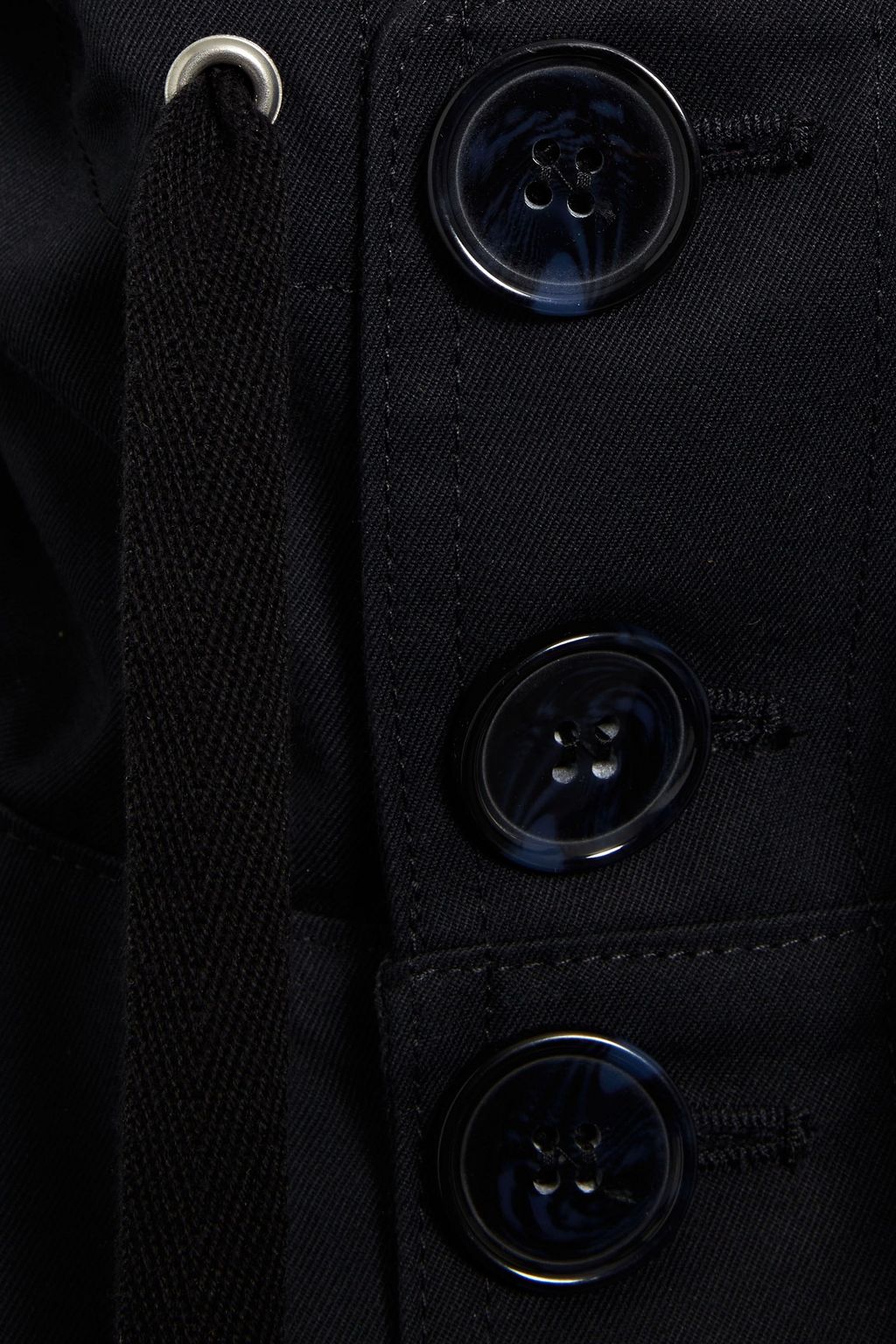 OFFICINE GÉNÉRALE Brett twill hooded parka