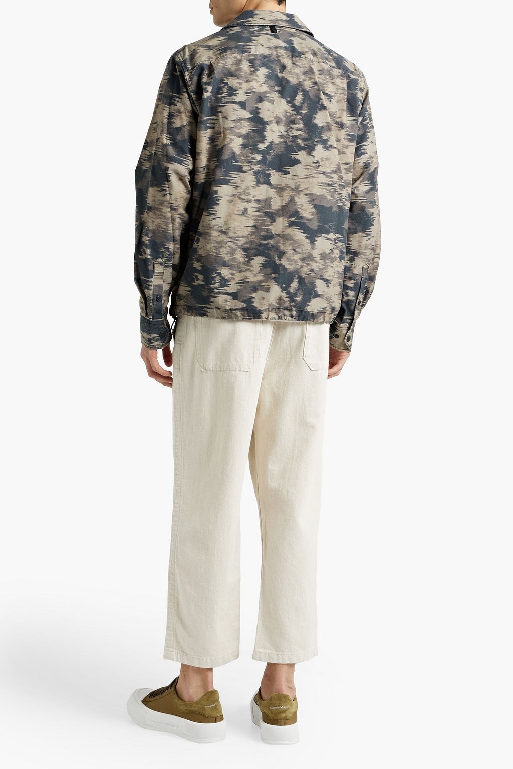 RAG & BONE Camouflage-print cotton-twill overshirt