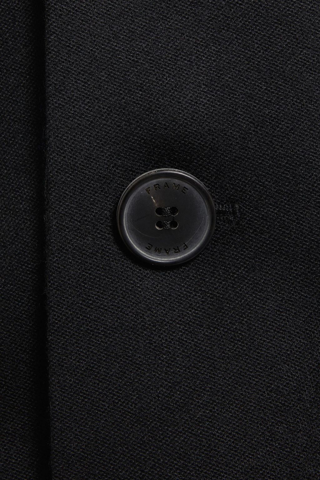 FRAME Double-breasted wool overcoat