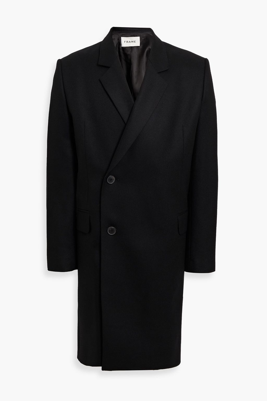 FRAME Double-breasted wool overcoat | THE OUTNET