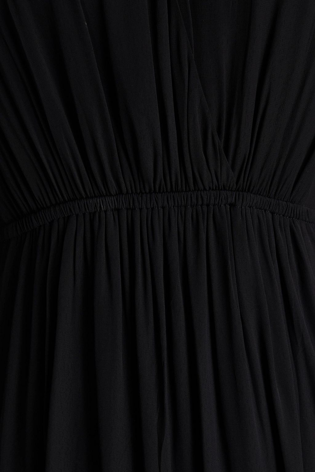 BA&SH Ulla wrap-effect mousseline midi dress