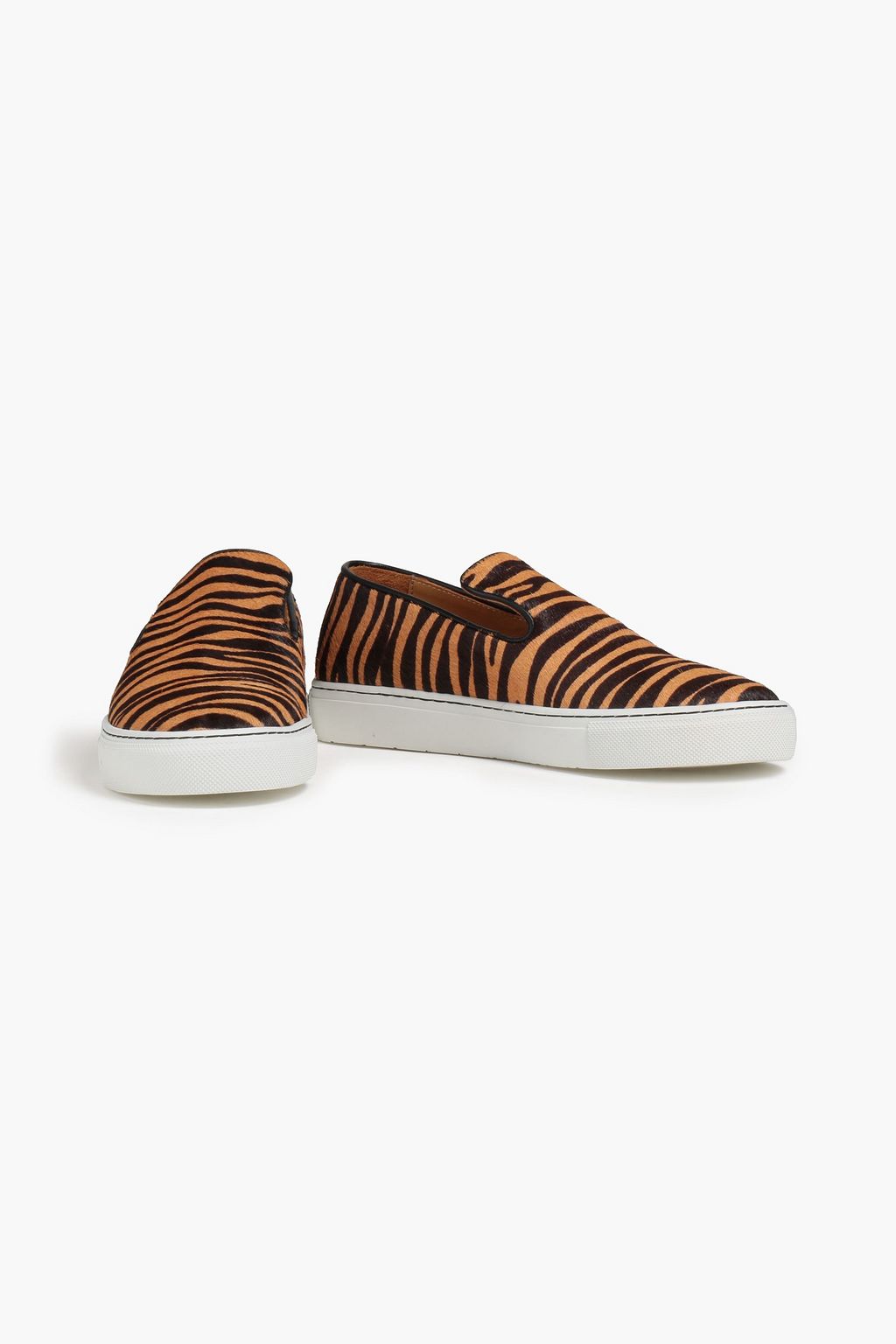BY MALENE BIRGER Kaylee 100 tiger-print calf-hair sneakers