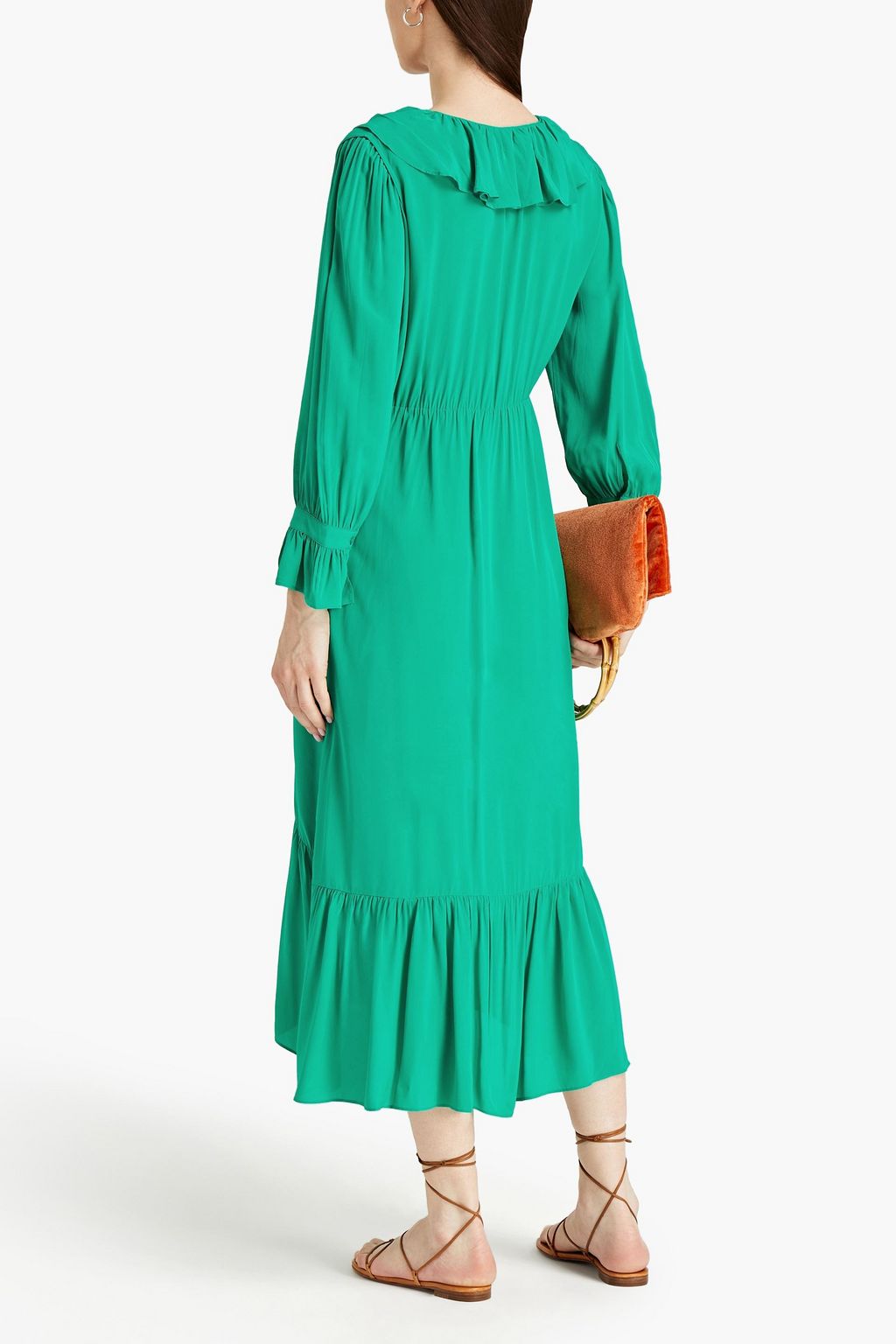 BA&SH Rym ruffled gathered dress THE