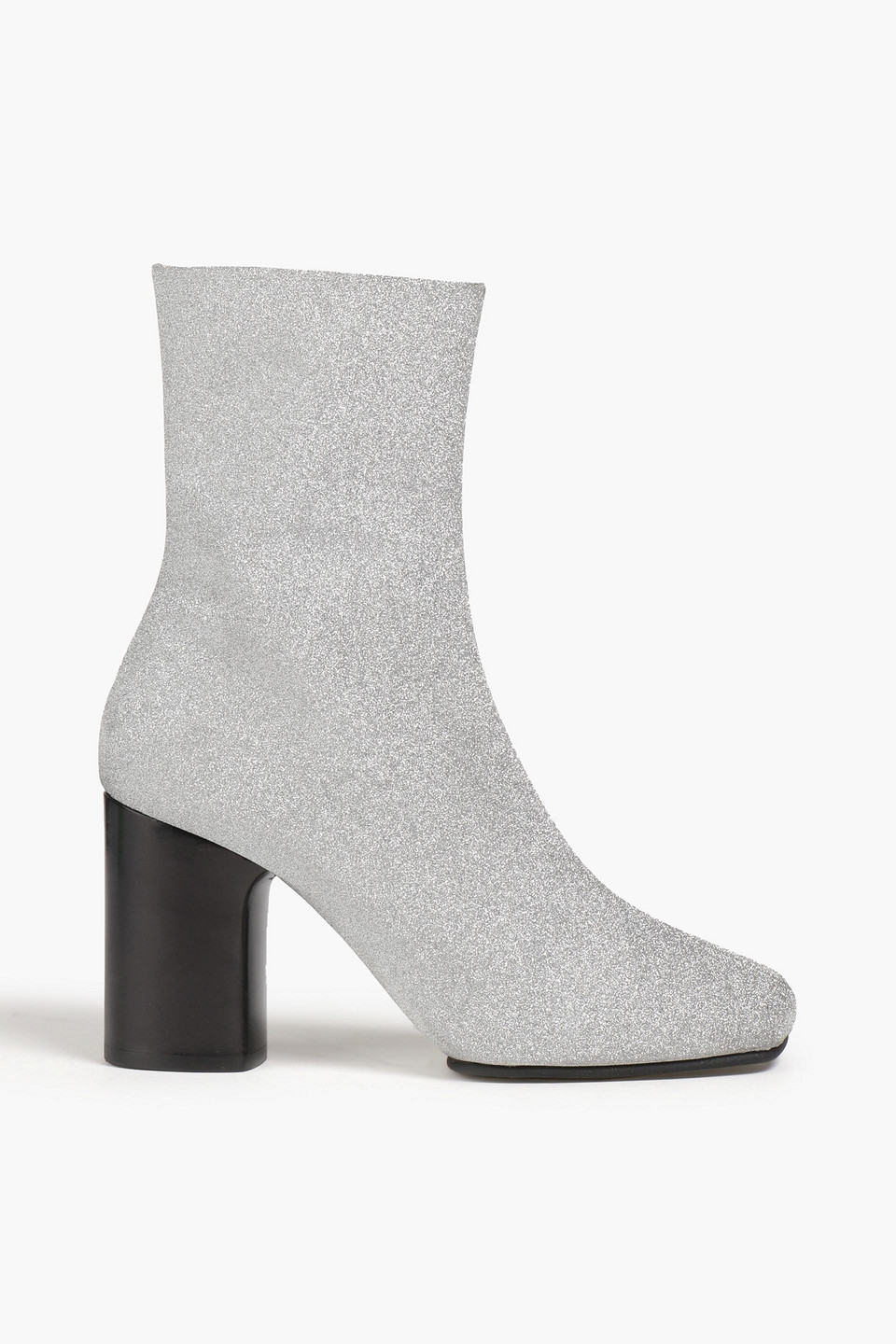 ACNE STUDIOS GLITTERED LEATHER ANKLE BOOTS 3074457345635389148
