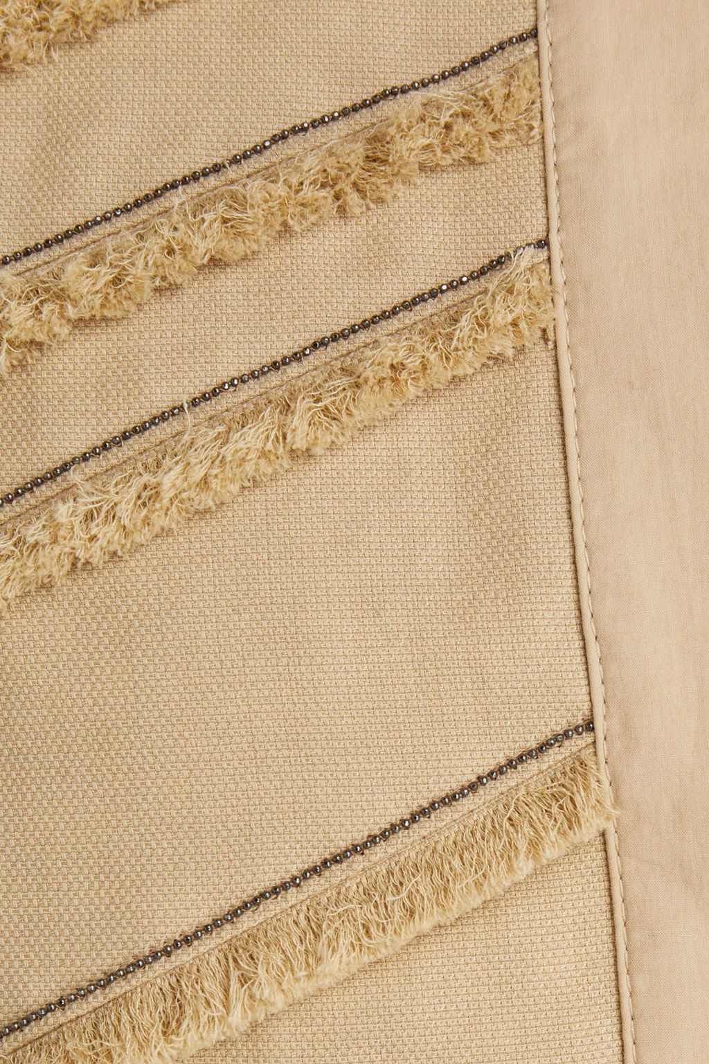 BRUNELLO CUCINELLI Shorts aus Leinen-Twill mit Falten