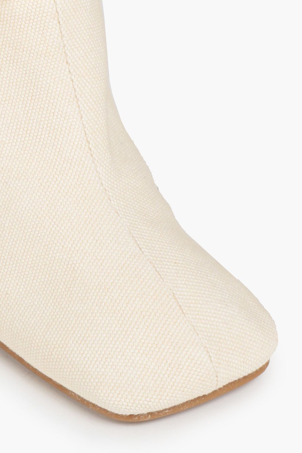 ACNE STUDIOS Frayed canvas mules