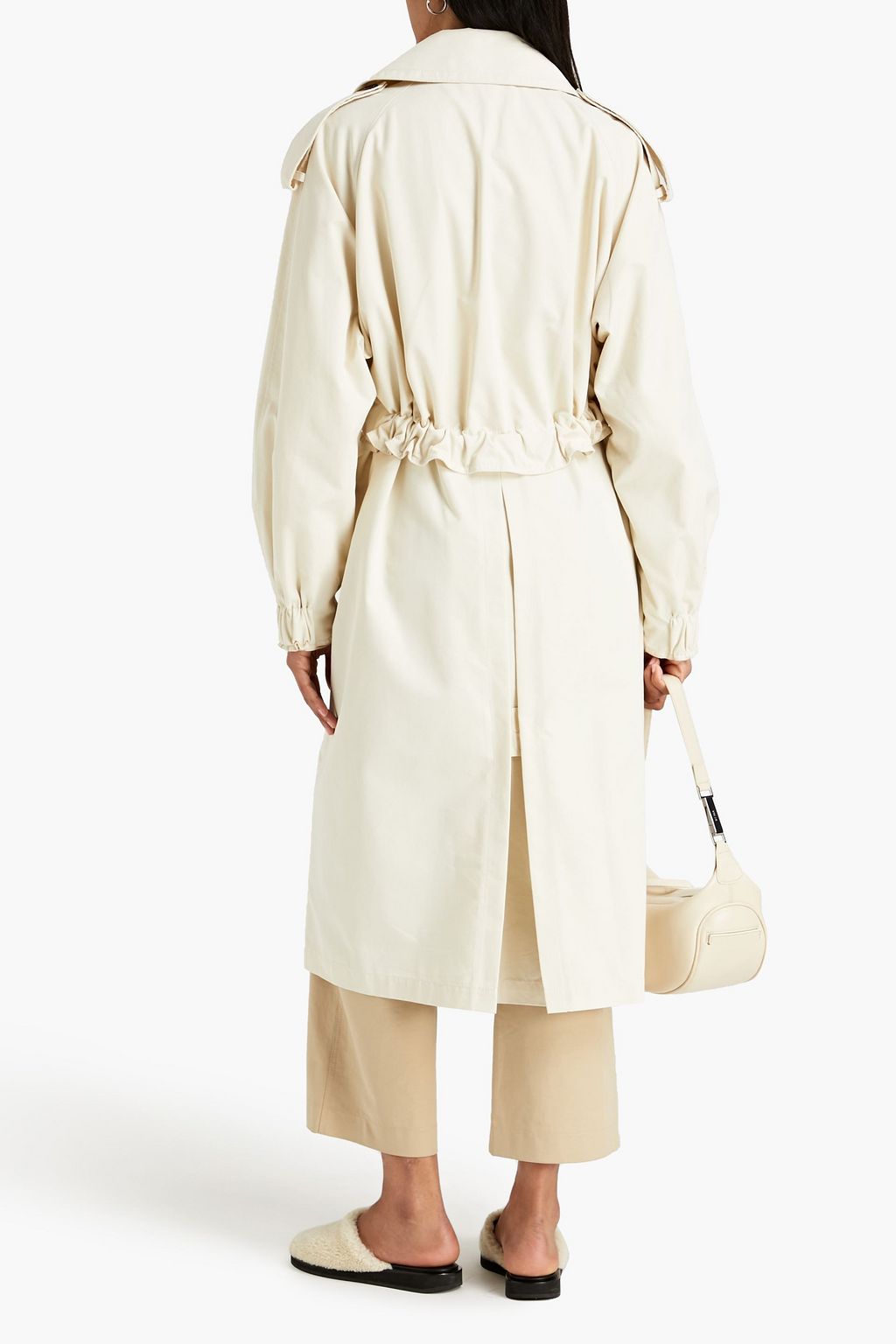 LVIR Belted cotton-blend trench coat