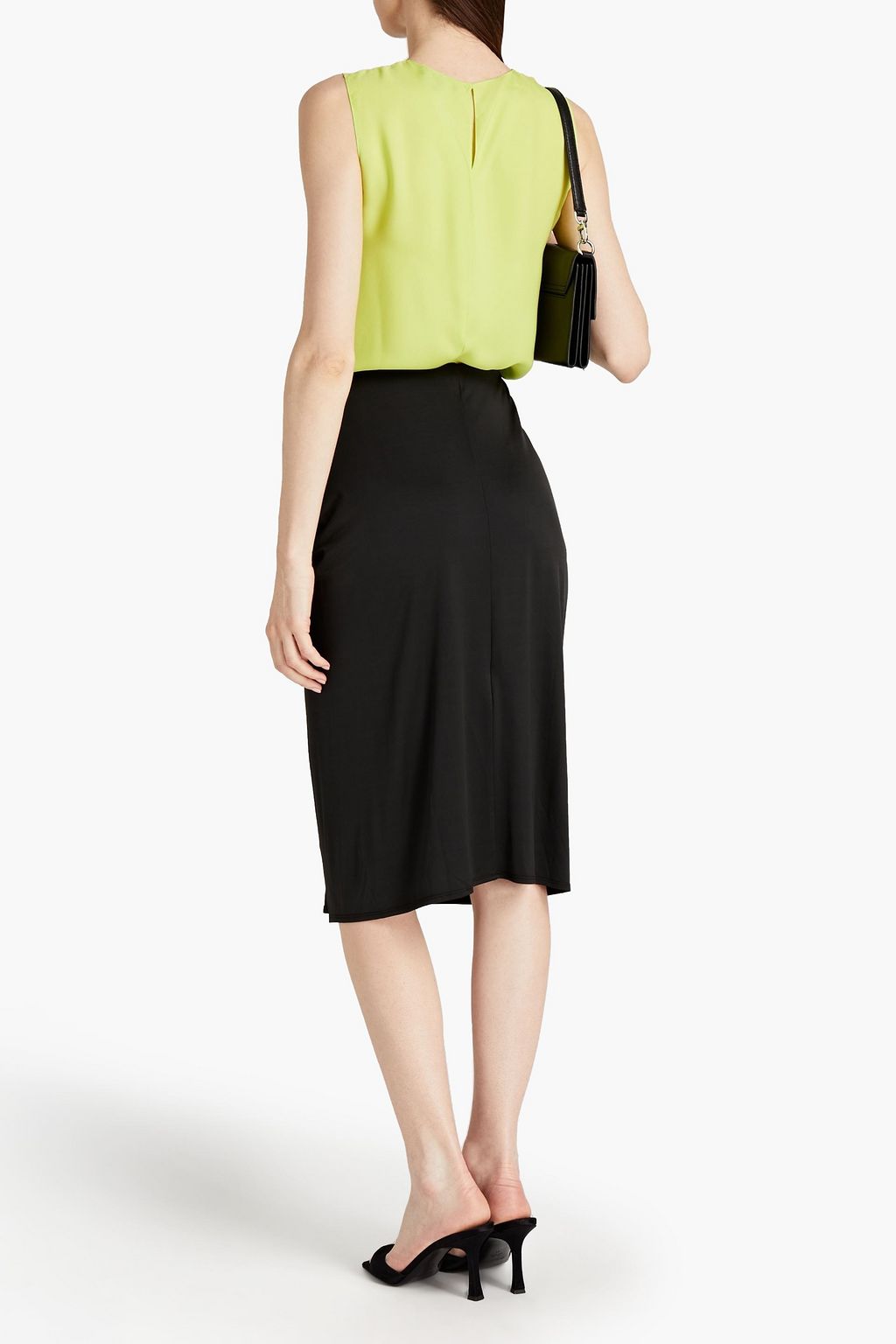 BY MALENE BIRGER ストレッチジャージー スカート ツイスト入り