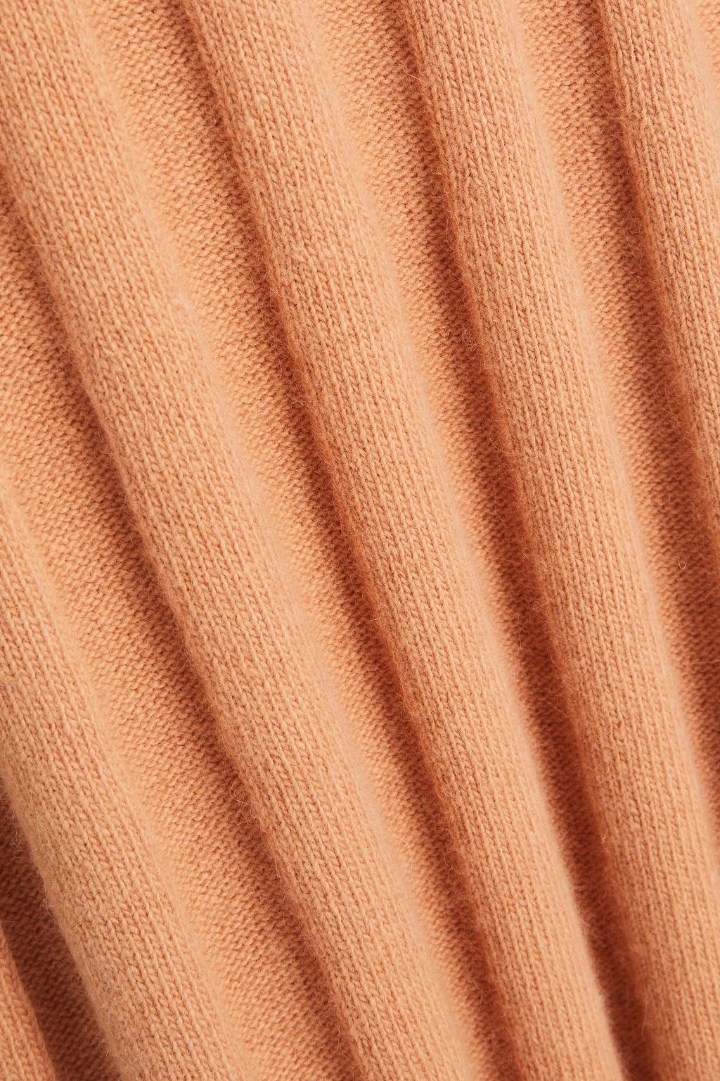 LVIR Pleated wool-blend maxi dress