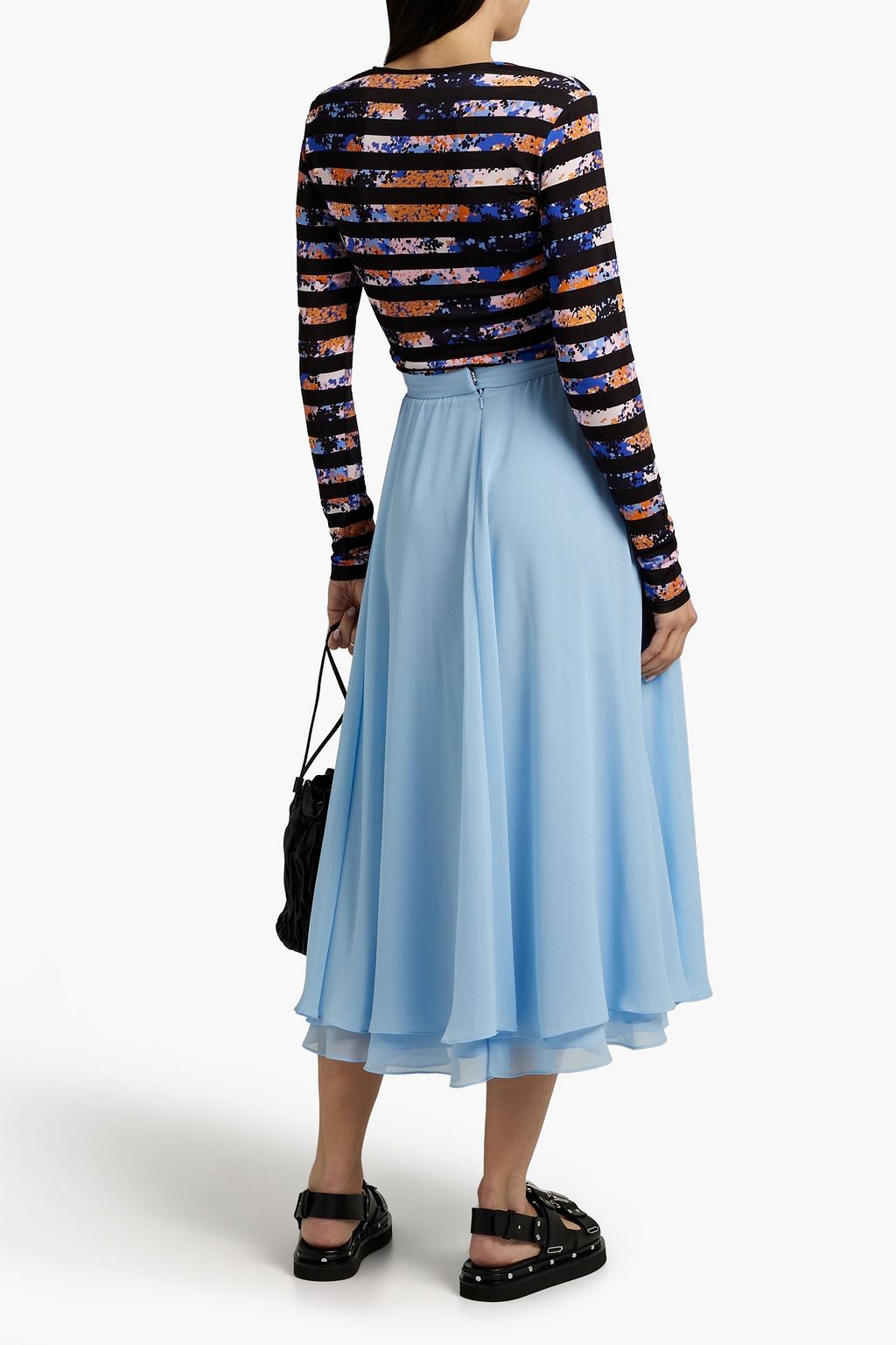 BY MALENE BIRGER Printed stretch-jersey top