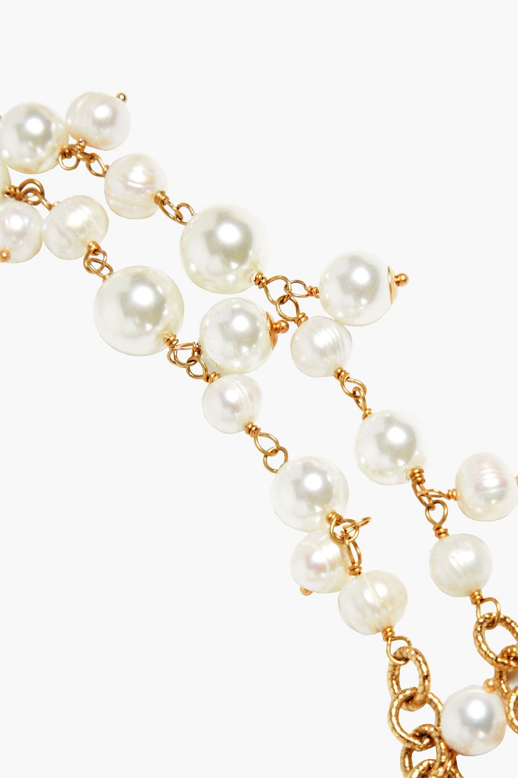ROSANTICA Chimera gold-tone faux pearl necklace