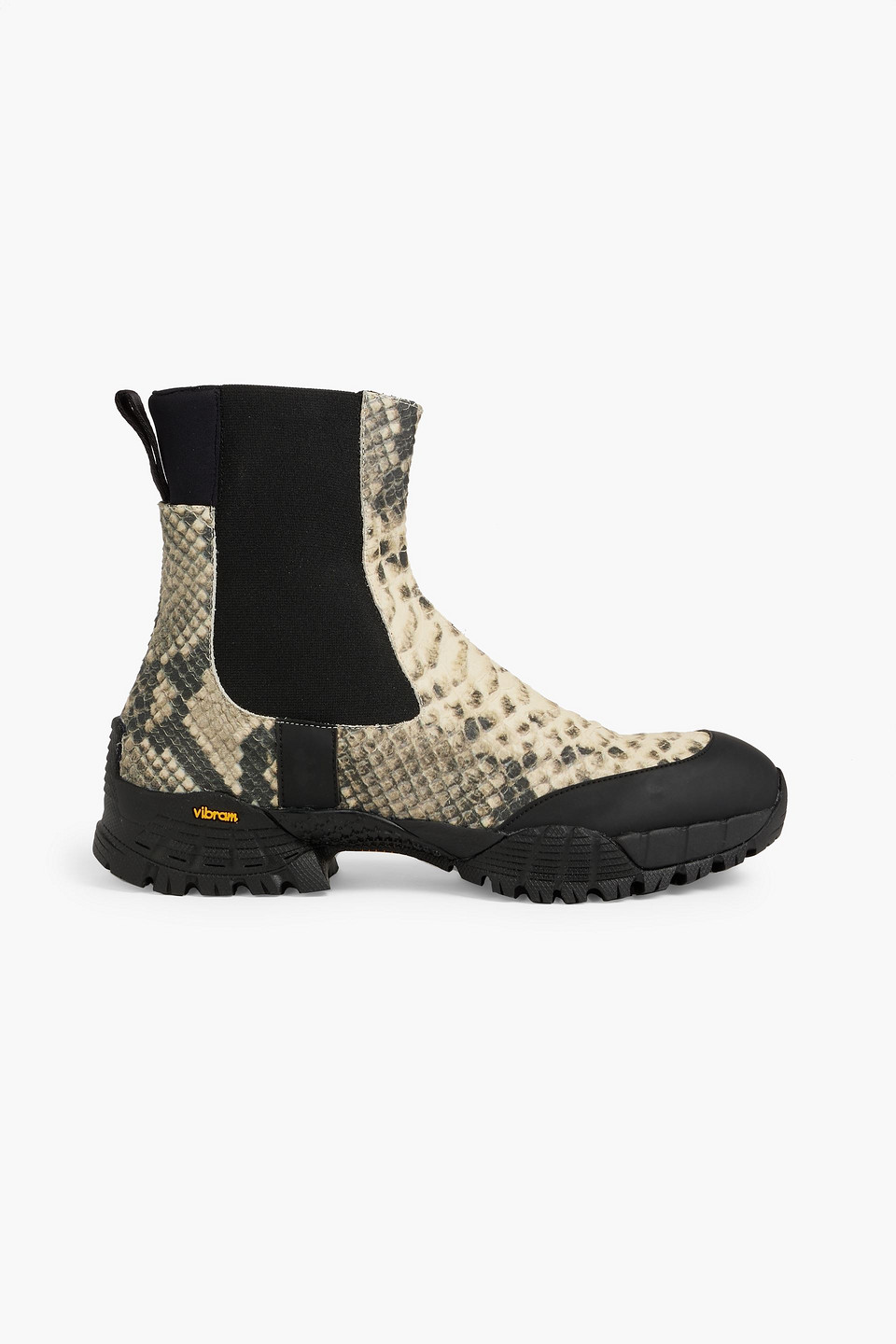 Alyx Snake-effect Leather Chelsea Boots In Animal Print