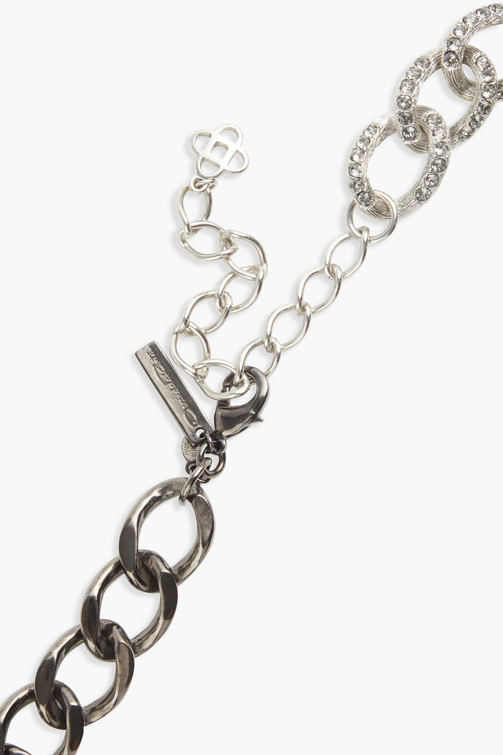 OSCAR DE LA RENTA Gold-tone crystal necklace