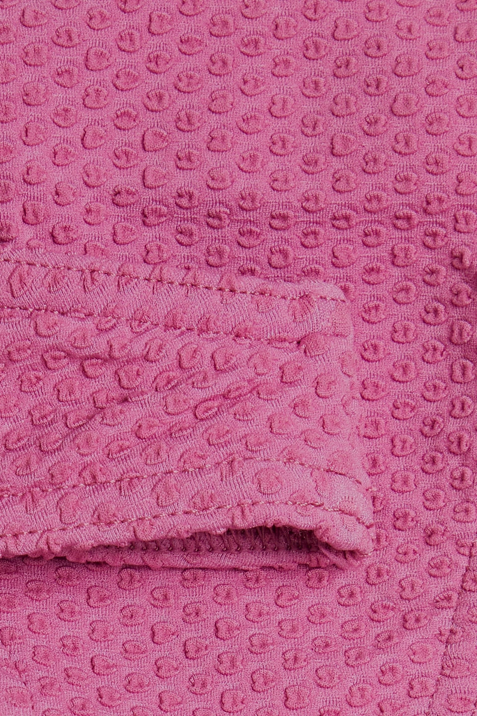 Zimmermann Polka-dot Cloqué Low-rise Bikini Briefs In Magenta