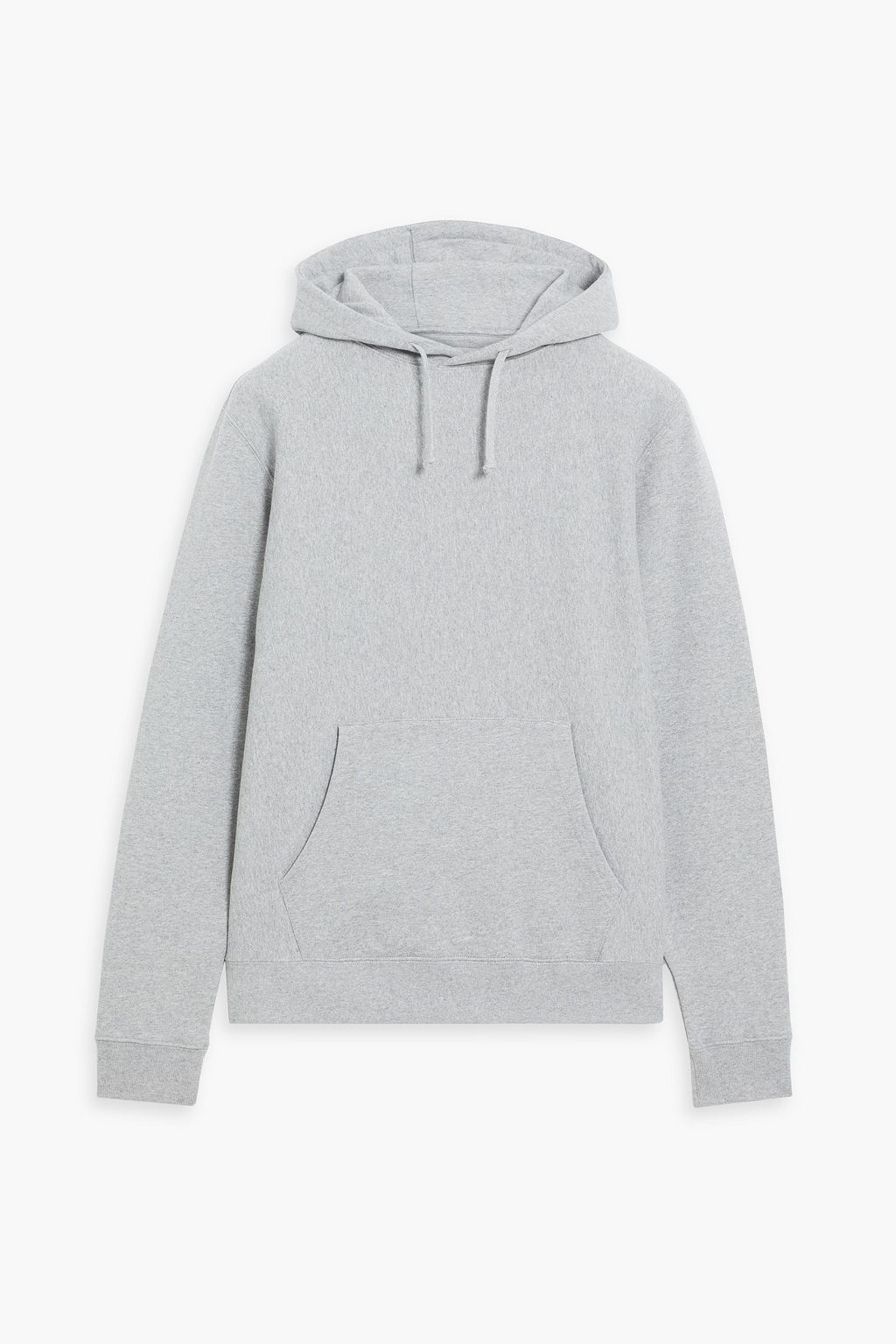 BARBOUR Mélange cotton-fleece hoodie | THE OUTNET