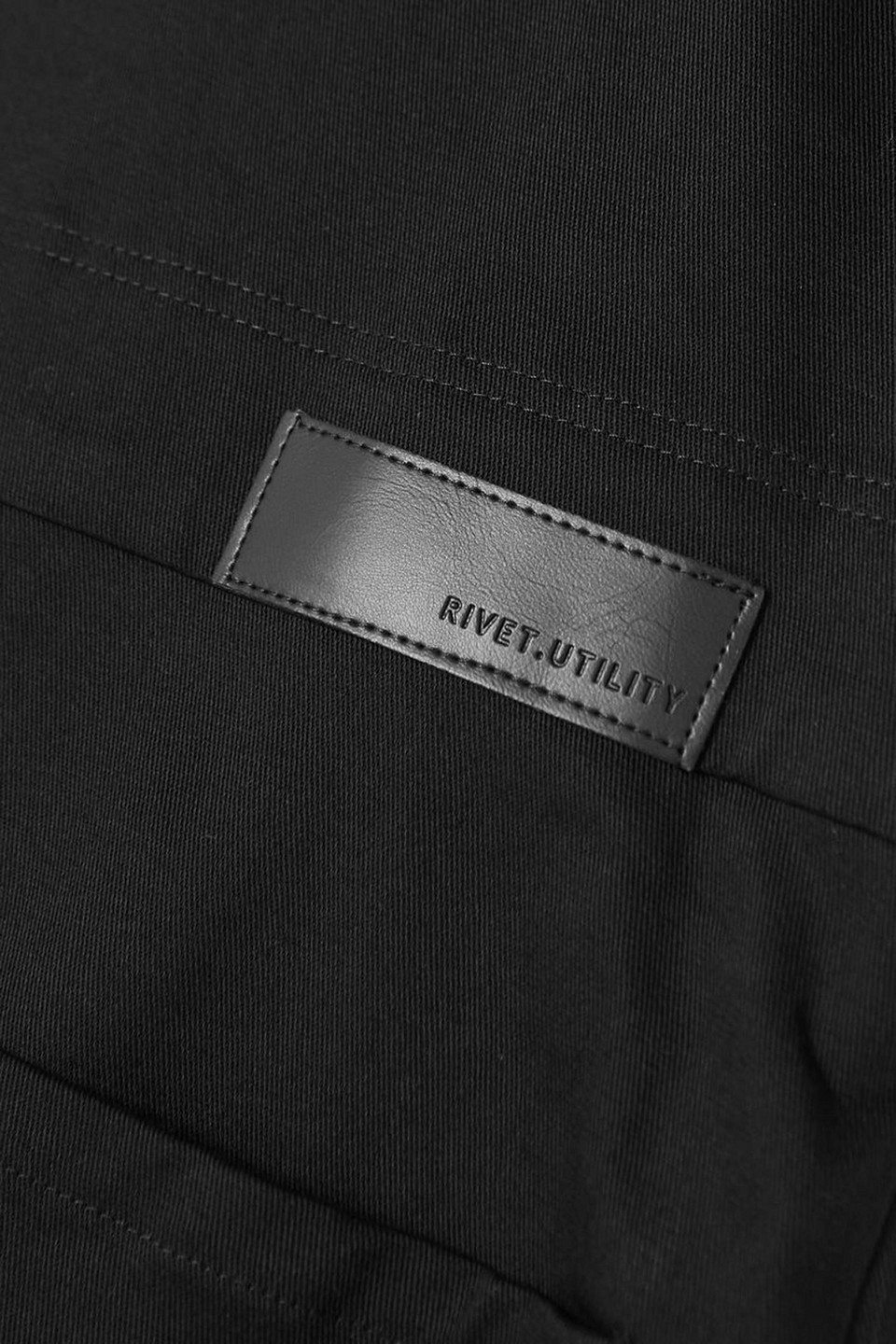 Rivet Utility Dynamo Short-sleeve Linen Jumpsuit In Schwarz