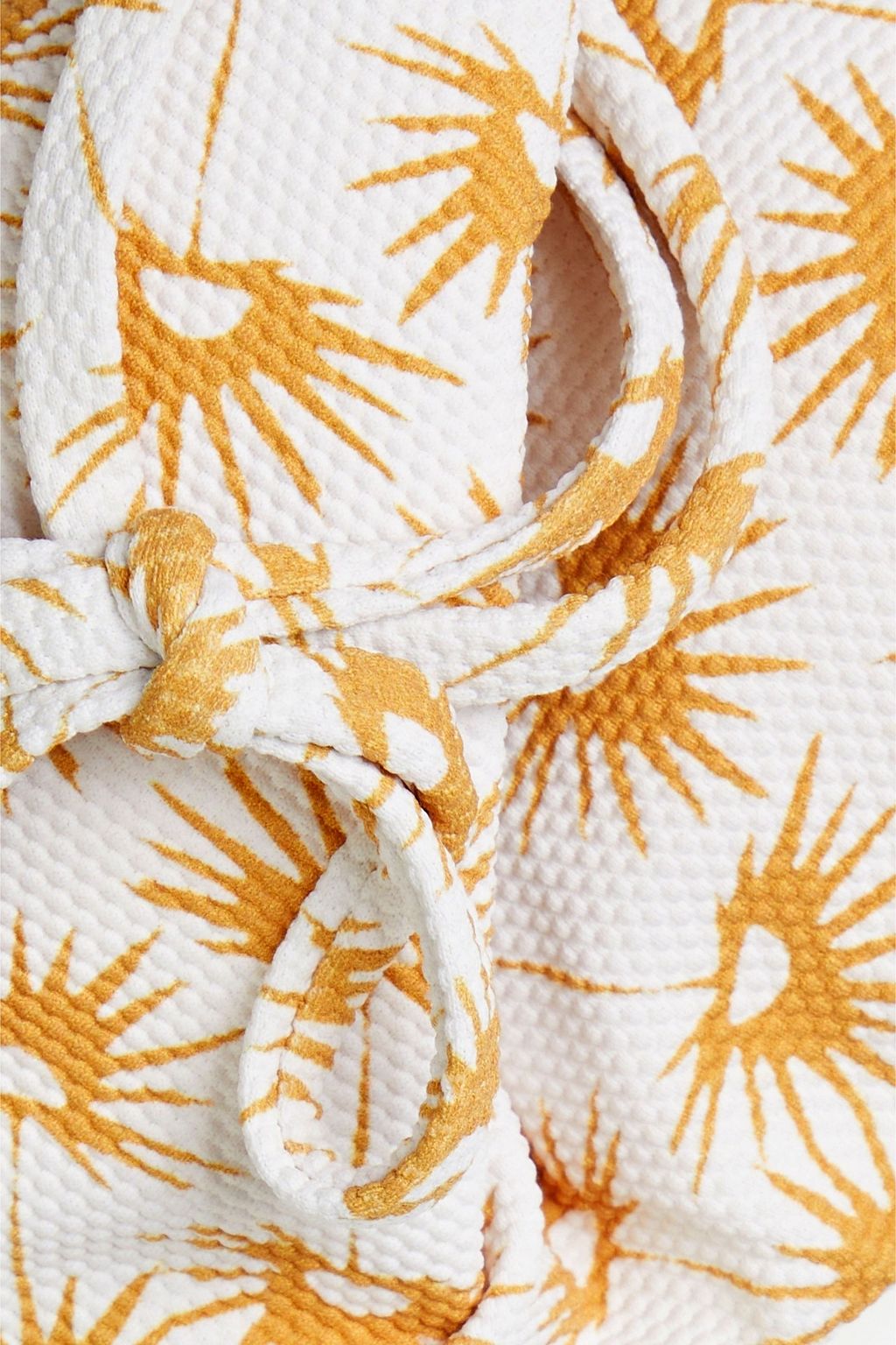 EBERJEY Dylan printed bikini top