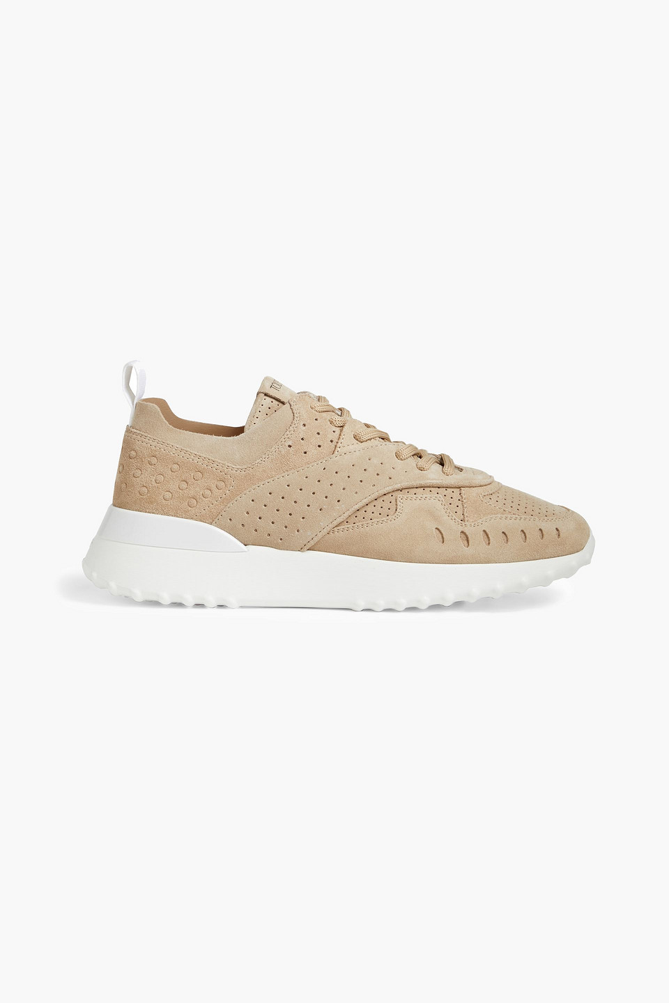 Tod's Fondo Sportivo Leather Sneakers In Sand