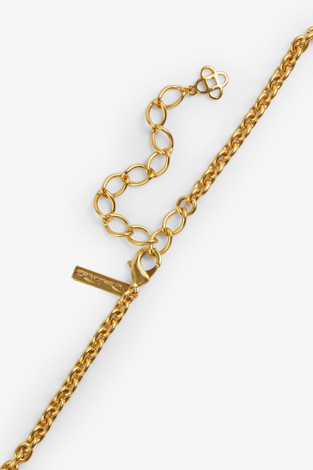 OSCAR DE LA RENTA Gold-tone crystal necklace
