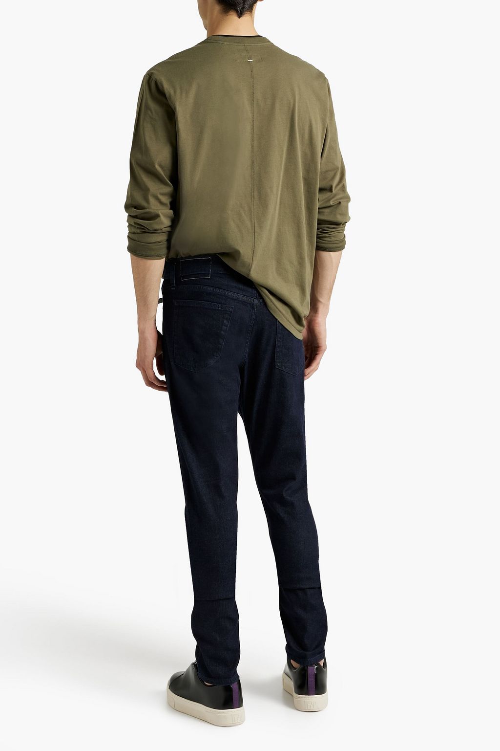 RAG & BONE Skinny-fit logo-embroidered denim jeans