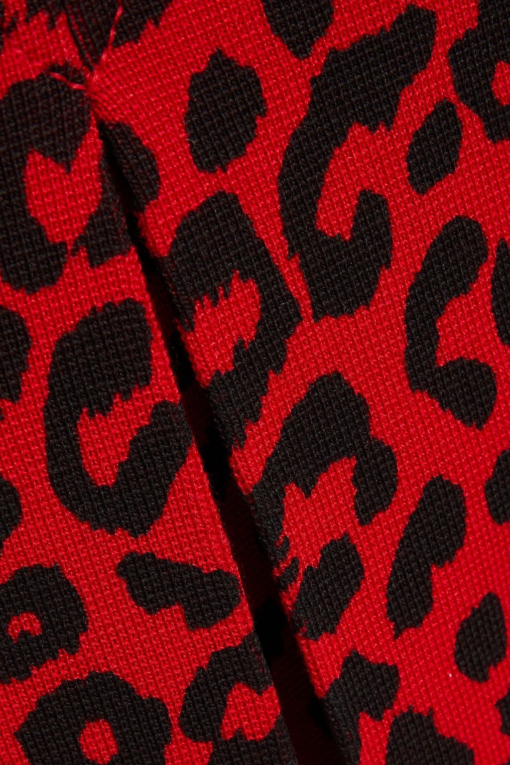 GUCCI فستان «فرحة» قصير من الشيفون بتصميم مزموم مزين بطبعات على شكل زهور