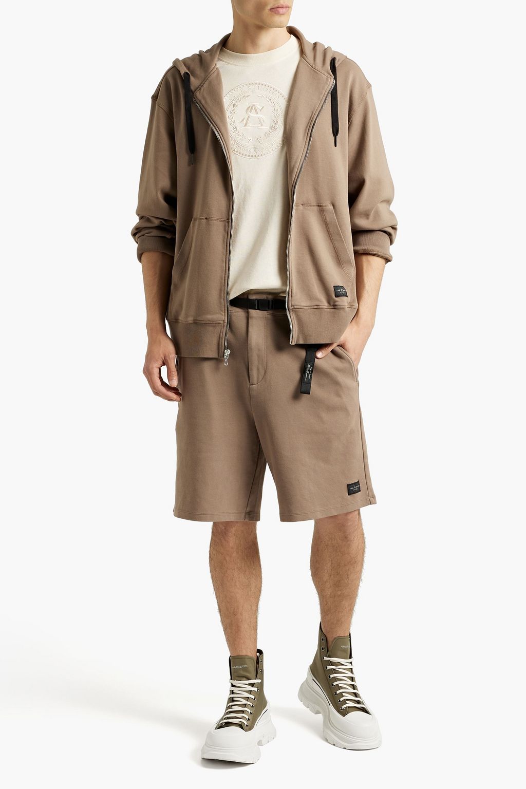 RAG & BONE Cotton-jersey shorts
