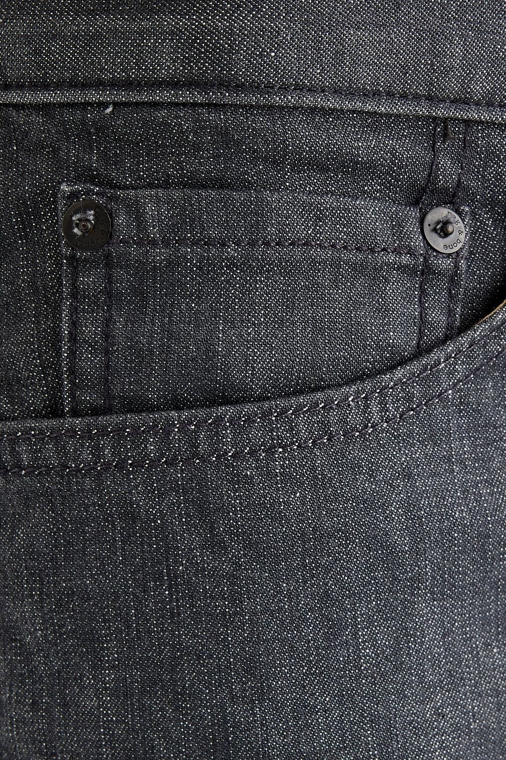 RAG & BONE Skinny-fit logo-embroidered denim jeans