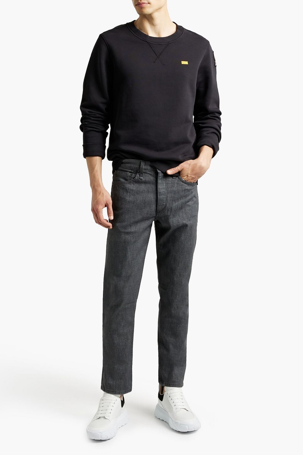 RAG & BONE Skinny-fit logo-embroidered denim jeans